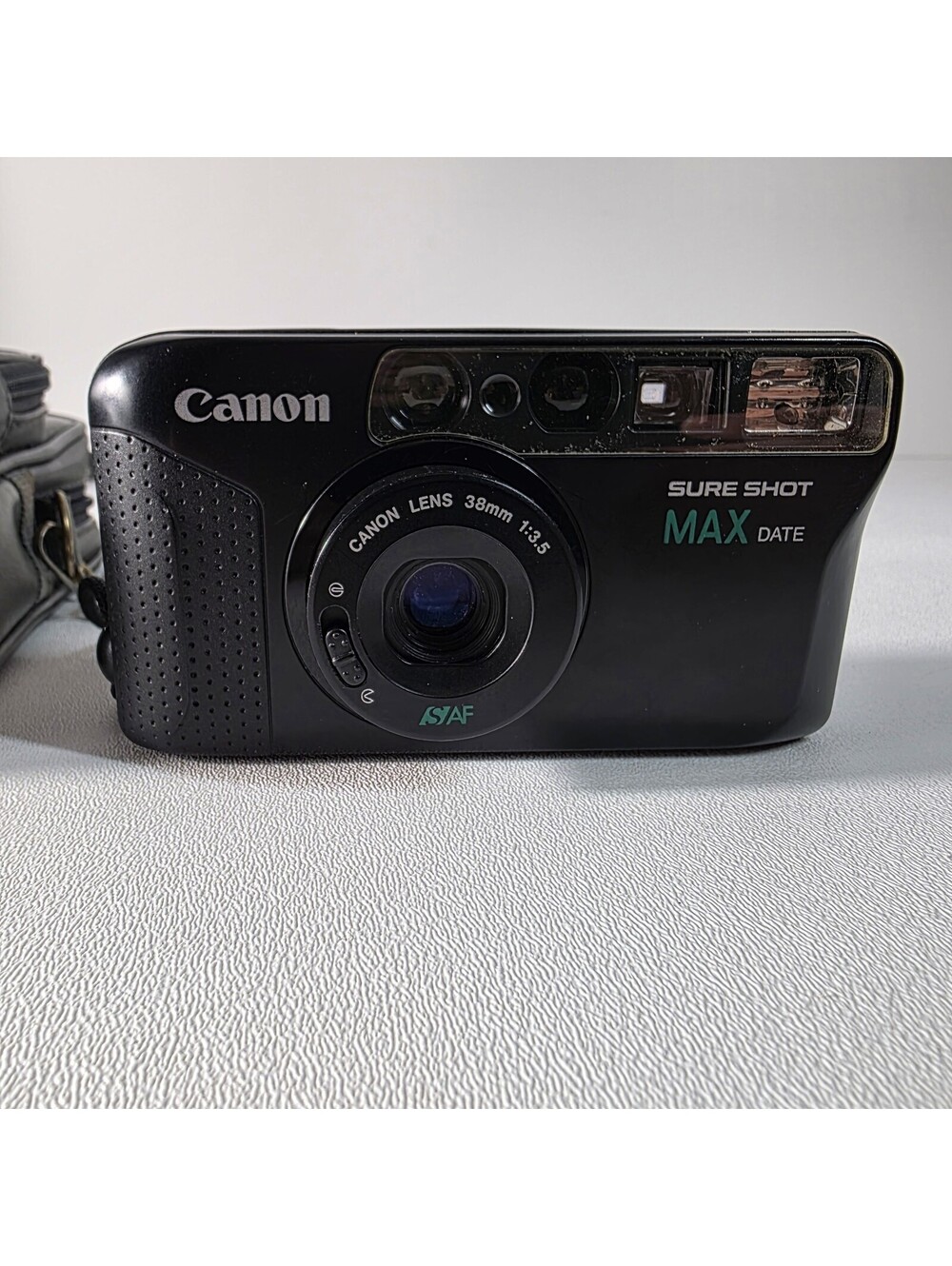 Canon Sure Shot Max Date 35mm Film Camera 38mm f/3.5 Lens Point Shoot Working